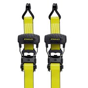 Stanley 16' x 1.5 in Ratchet Strap, 3300 lb, 2PK S1007